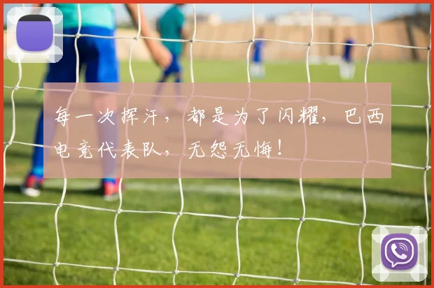 每一次挥汗，都是为了闪耀，巴西电竞代表队，无怨无悔！