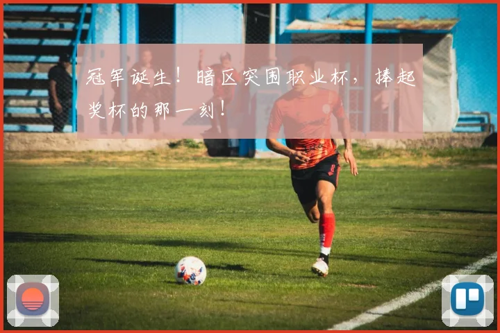 冠军诞生!暗区突围职业杯,捧起奖杯的那一刻!